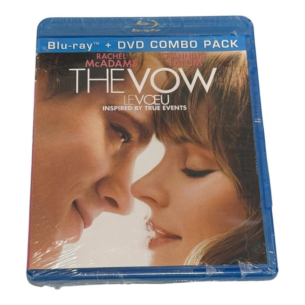 The Vow Blu-ray DVD Combo Pack New Sealed Rachel McAdams Channing Tatum Romance